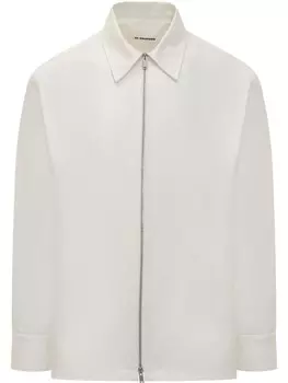 Куртка-рубашка на молнии Jil Sander, белый