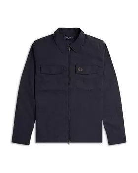 Куртка-рубашка на полной молнии Fred Perry, цвет Blue