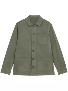 Куртка-рубашка на пуговицах Brooks Brothers, зеленый