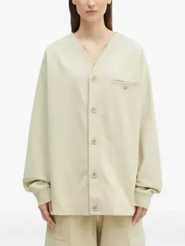 Куртка-рубашка на пуговицах Pangaia DNA, нейтральный