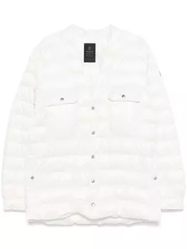 Куртка-рубашка Outershirt Moncler + Rick Owens, белый