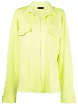 Куртка-рубашка оверсайз STYLAND, желтый