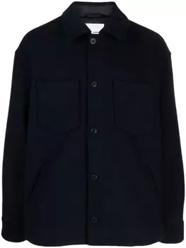Куртка-рубашка Pally с длинными рукавами SAMSOE SAMSOE, синий