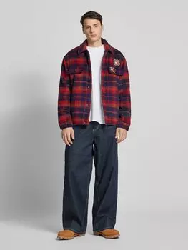 Куртка-рубашка прямого кроя с нагрудным карманом Tommy Jeans, красный