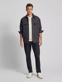 Куртка-рубашка прямого кроя с нагрудными карманами Scotch & Soda