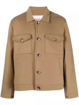 Куртка-рубашка Rhys Nanushka, зеленый