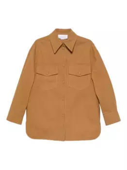 Куртка-рубашка с двумя карманами STELLA MCCARTNEY, нейтральный