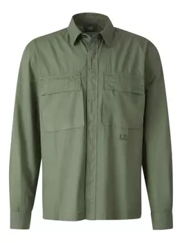 Куртка-рубашка с логотипом C.P. Company, зеленый