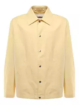 Куртка-рубашка с логотипом JIL SANDER, желтый
