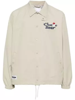 Куртка-рубашка с принтом Chocoo Bear CHOCOOLATE, бежевый