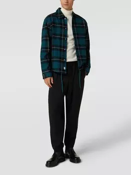 Куртка-рубашка с узором по всей поверхности McNeal, цвет морской волны