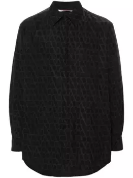 Куртка-рубашка с узором Toile Iconographe VALENTINO GARAVANI, черный