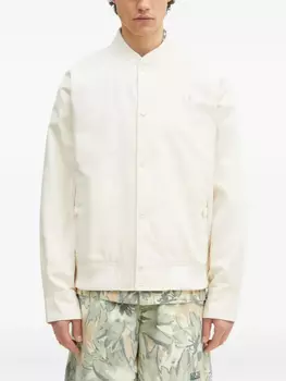 Куртка-рубашка с вышитым логотипом Fred Perry, белый