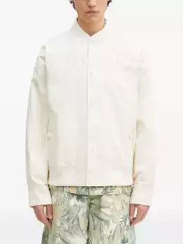 Куртка-рубашка с вышитым логотипом Fred Perry, белый