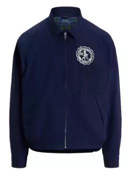 Куртка-рубашка с вышитым логотипом POLO RALPH LAUREN, синий