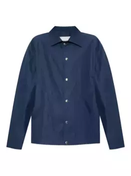 Куртка-рубашка с застежкой-кнопкой JIL SANDER, синий
