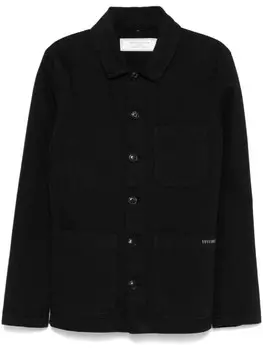 Куртка-рубашка Socit Anonyme с вышитым логотипом, черный