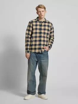 Куртка-рубашка свободного кроя с нагрудным карманом, модель «STEEVE» Pepe Jeans, песочный