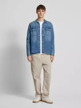 Куртка-рубашка свободного кроя с нагрудными карманами с клапанами Pepe Jeans