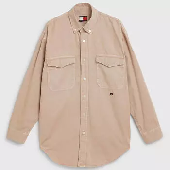 Куртка-рубашка Tommy Hilfiger X Shawn Mendes, темно-бежевый