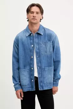 Куртка рубашка Tommy Jeans, синий