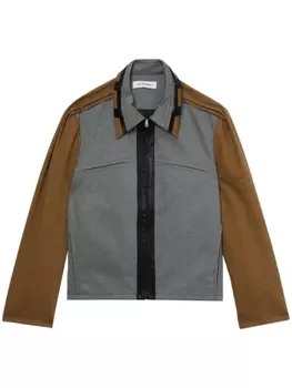 Куртка-рубашка Ugo со вставками Kiko Kostadinov, серый