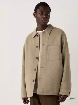 Куртка-рубашка мужская Uniqlo, 32 бежевый