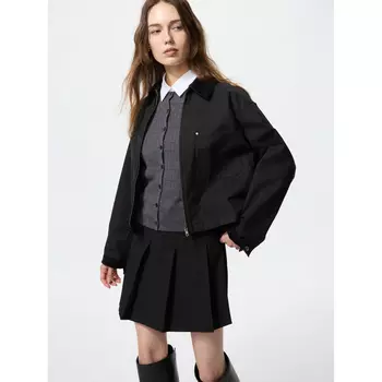 Куртка-рубашка Uniqlo женская, 09 черный