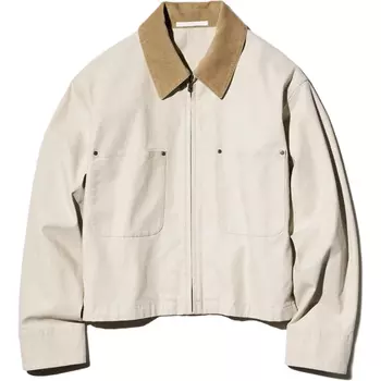 Куртка-рубашка Uniqlo женская, 30 кремовый