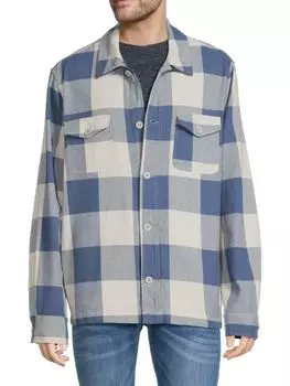 Куртка-рубашка в клетку Buffalo Onia, цвет Blue Multicolor