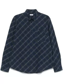 Куртка-рубашка в клетку Burberry, синий