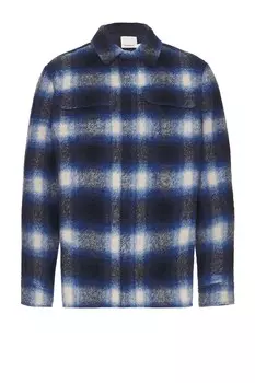 Куртка-рубашка в клетку Caleb Simkhai, цвет Charcoal Granite Plaid