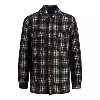 Куртка-Рубашка в клетку jorollie ls Jack & Jones, черный