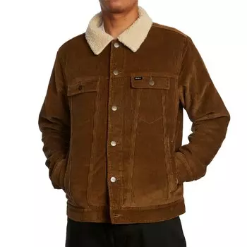 Куртка RVCA Waylon Trucker, коричневый