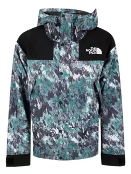 Куртка с абстрактным рисунком The North Face, синий