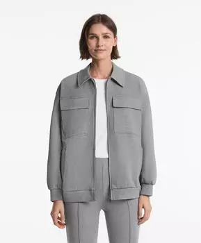 Куртка с эффектом неопрена Oysho, цвет Marl