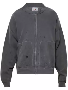 Куртка с эффектом потертости SAINT MXXXXXX, серый