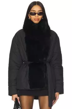 Куртка с альпийским галстуком Adrienne Landau, черный