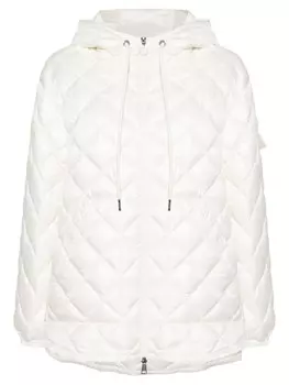 Куртка с аппликацией логотипа Moncler, коричневый