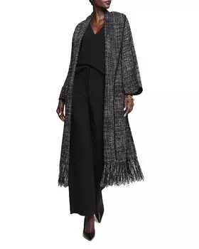 Куртка с бахромой NIC+ZOE, черный