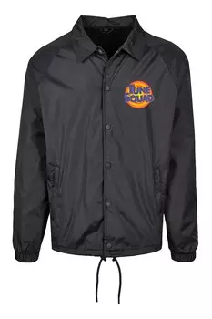 Куртка с боковыми карманами и люверсами Mister Tee, черный