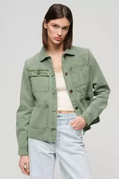 Куртка с четырьмя карманами Superdry, зеленый