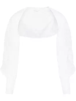 Куртка с цветочной вышивкой Genny, белый