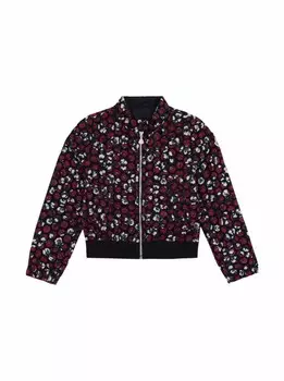 Куртка с цветочным принтом Moncler, мультиколор