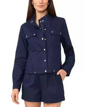 Куртка с длинным рукавом и застежкой на кнопки спереди 1.STATE, синий