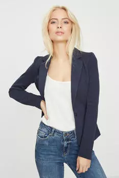 Куртка с длинными рукавами и карманами Vero Moda, синий