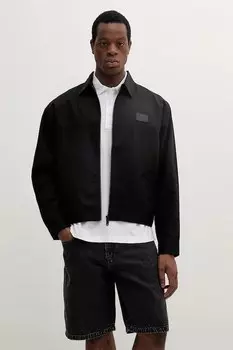 Куртка с добавлением льна Calvin Klein Jeans, черный