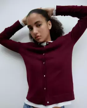 Куртка с драгоценными пуговицами Sfera, красный