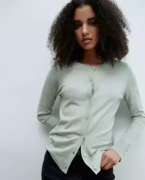 Куртка с драгоценными пуговицами Sfera, светло-зеленый