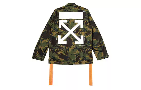 Куртка с камуфляжными нашивками в виде стрелок на рукавах Off-White